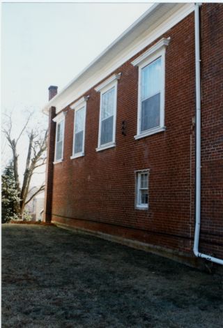 North side of Masonic Lodge Hall