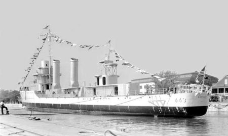Launch of the USS Swanson