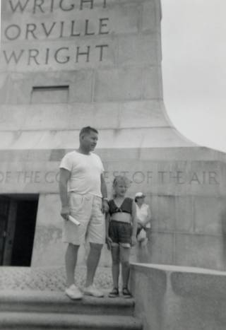 Johnny and Patricia Beaver at Kitty Hawk