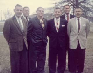 Johnny Beaver and his brothers and father