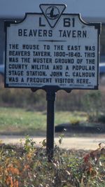 Beavers Tavern Marker