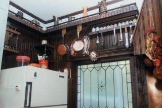 West wall of kitchen