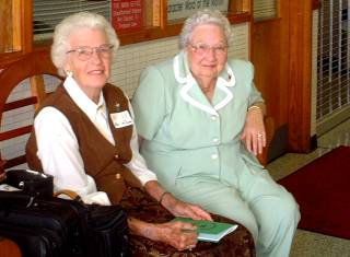 Eva Rorer and Helen Moser