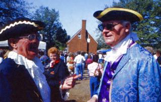 Buddy Overbey and Tom Hardy at Callands Festival 1992