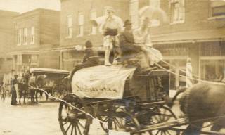 Wagon on Main Street, ca. 1909