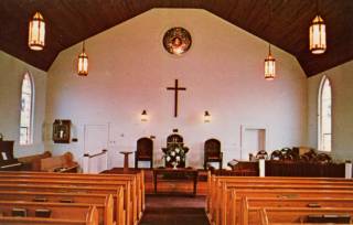 Spring Garden Presbyterian Church postcard, front