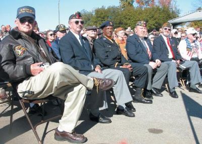 Veterans at the Ground-Breaking Ceremony