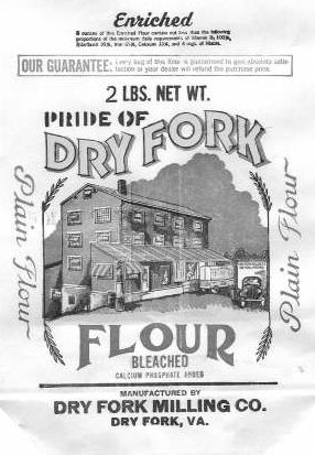 Dry Fork Milling Company Flour Bag