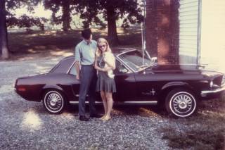 Mitchells with their first 1968 Mustang